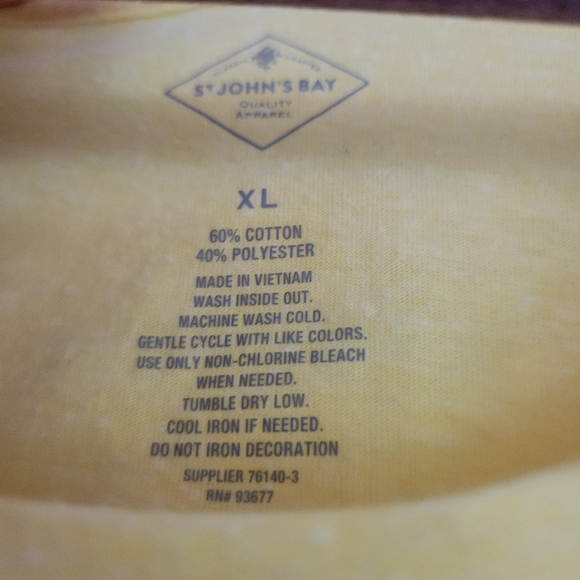 St. John's Bay Floral Tee - Picture 5 of 5